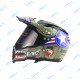 Кроссовый шлем с защитным стеклом F-102 | AHP