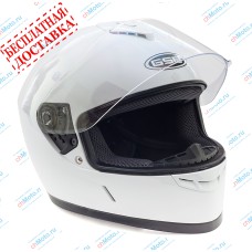Шлем интеграл G-349 WHITE GLOSSY | GSB